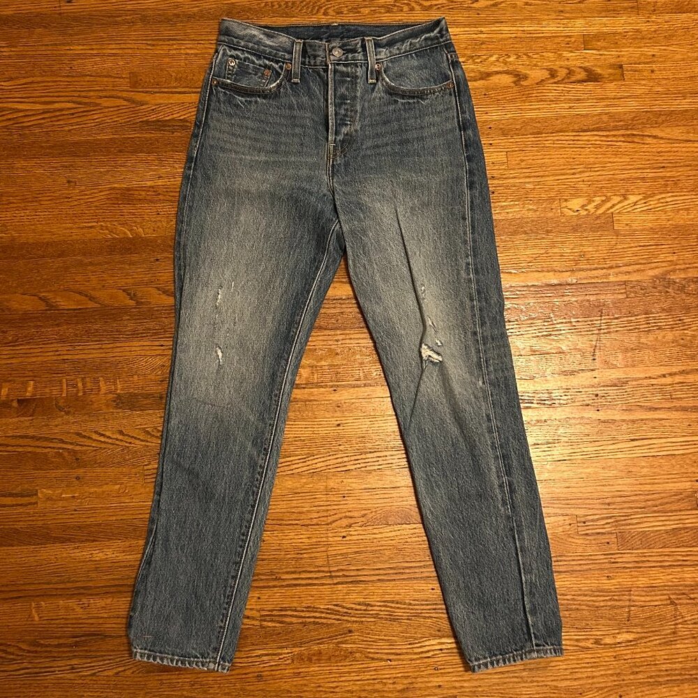 Levi's button-fly blue jeans W26